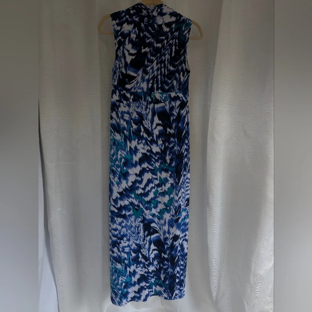 Chico's Blue and White Patterned Dress - Picture 12 of 15